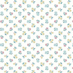 Liberty Art Fabrics Muted Blue and Yellow Spring Buds Lasenby Quilting Cotton Liberty Art Fabrics Muted Blue and Yellow Spring Buds Lasenby Quilting Cotton