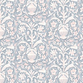Liberty Art Fabrics Gray and Pink Lincoln Fields Lasenby Quilting Cotton Liberty Art Fabrics Gray and Pink Lincoln Fields Lasenby Quilting Cotton