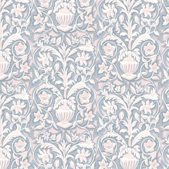 Liberty Art Fabrics Gray and Pink Lincoln Fields Lasenby Quilting Cotton Liberty Art Fabrics Gray and Pink Lincoln Fields Lasenby Quilting Cotton