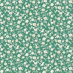 Liberty Art Fabrics Green Daisy Trail Lasenby Quilting Cotton Liberty Art Fabrics Green Daisy Trail Lasenby Quilting Cotton