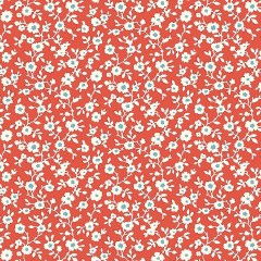 Liberty Art Fabrics Red Daisy Trail Lasenby Quilting Cotton Liberty Art Fabrics Red Daisy Trail Lasenby Quilting Cotton