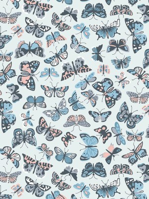 Liberty Art Fabrics Muted Blue Kaleidoscope Sky Lasenby Quilting Cotton Liberty Art Fabrics Muted Blue Kaleidoscope Sky Lasenby Quilting Cotton