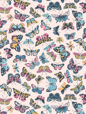 Liberty Art Fabrics Pink Kaleidoscope Sky Lasenby Quilting Cotton Liberty Art Fabrics Pink Kaleidoscope Sky Lasenby Quilting Cotton