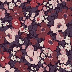 Liberty Art Fabrics Ruby Cosmos Field Lasenby Quilting Cotton Liberty Art Fabrics Ruby Cosmos Field Lasenby Quilting Cotton