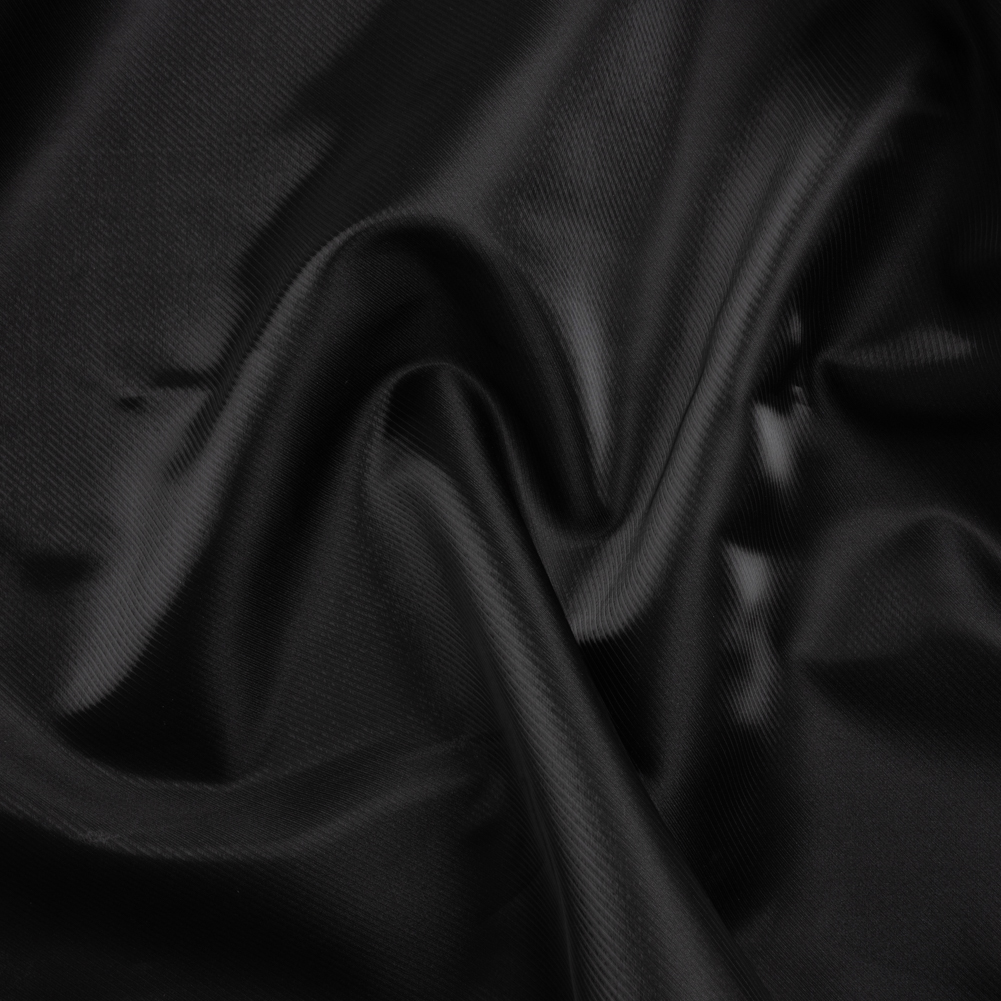 Luminous Polyester Mikado – Black – Verena Collection Luminous Polyester Mikado – Black – Verena Collection