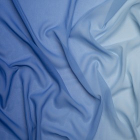 Ombre Polyester Chiffon – Sky – Sammi Collection Ombre Polyester Chiffon – Sky – Sammi Collection
