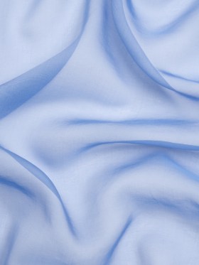 Chiffon-Like Silk Voile – Periwinkle – Adelaide Collection Chiffon-Like Silk Voile – Periwinkle – Adelaide Collection