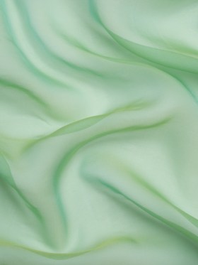 Chiffon-Like Silk Voile – Mint and Lime Iridescent – Adelaide Collection Chiffon-Like Silk Voile – Mint and Lime Iridescent – Adelaide Collection