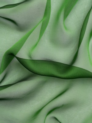 Chiffon-Like Silk Voile – Forest Green Iridescent – Adelaide Collection Chiffon-Like Silk Voile – Forest Green Iridescent – Adelaide Collection