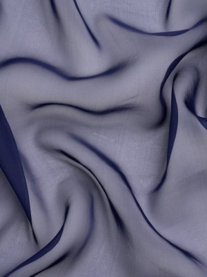Chiffon-Like Silk Voile – Navy Iridescent – Adelaide Collection Chiffon-Like Silk Voile – Navy Iridescent – Adelaide Collection
