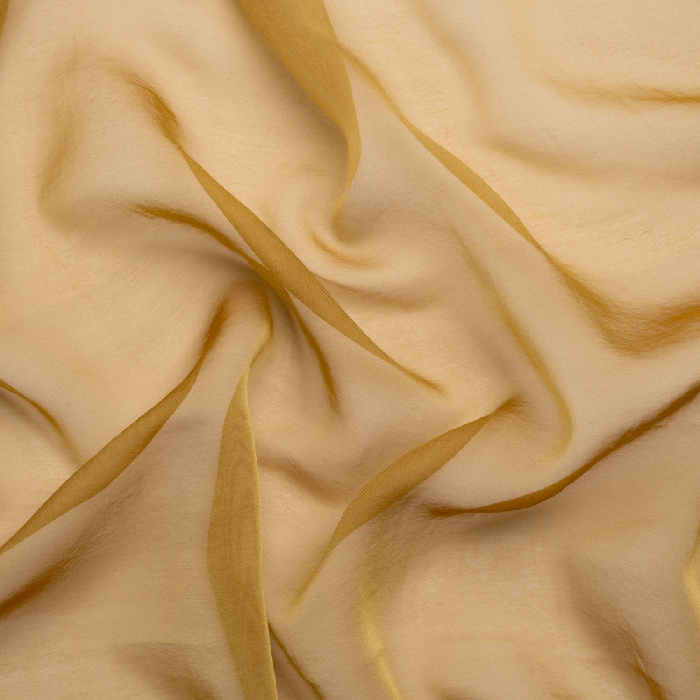 Chiffon-Like Silk Voile – Maize Iridescent – Adelaide Collection Chiffon-Like Silk Voile – Maize Iridescent – Adelaide Collection