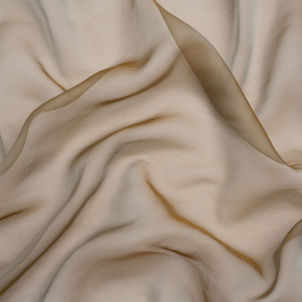 Chiffon-Like Silk Voile – Mocha Iridescent – Adelaide Collection Chiffon-Like Silk Voile – Mocha Iridescent – Adelaide Collection