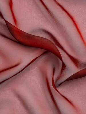Chiffon-Like Silk Voile – Red and Black Iridescent – Adelaide Collection Chiffon-Like Silk Voile – Red and Black Iridescent – Adelaide Collection