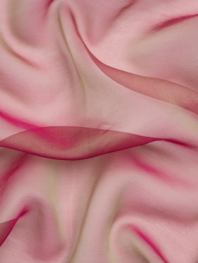 Chiffon-Like Silk Voile – Berry and Key Lime Iridescent – Adelaide Collection Chiffon-Like Silk Voile – Berry and Key Lime Iridescent – Adelaide Collection