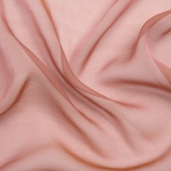 Chiffon-Like Silk Voile – Rose and Brown Iridescent – Adelaide Collection Chiffon-Like Silk Voile – Rose and Brown Iridescent – Adelaide Collection