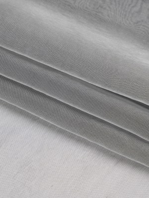 Chiffon-Like Silk Voile – Steel Iridescent – Adelaide Collection Chiffon-Like Silk Voile – Steel Iridescent – Adelaide Collection