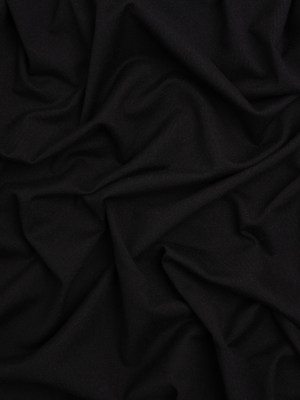 Stretch Polyester Jersey – Black Stretch Polyester Jersey – Black