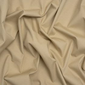 Vertical Ribs Creped Stretch Cotton Dobby – Beige Vertical Ribs Creped Stretch Cotton Dobby – Beige