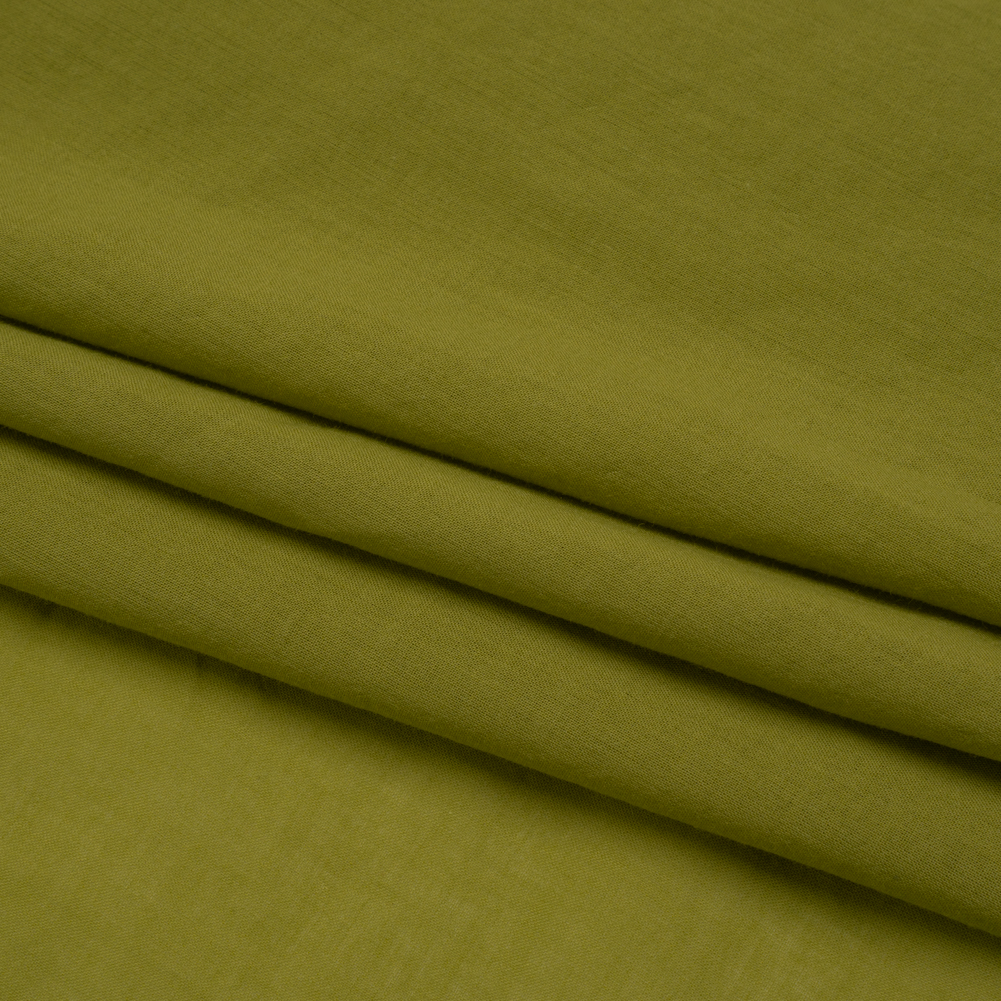 Famous Australian Designer Sap Green Cotton Voile Famous Australian Designer Sap Green Cotton Voile