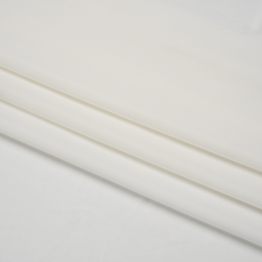 Famous Australian Designer White Stretch Polyester Jersey Famous Australian Designer White Stretch Polyester Jersey