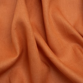 Famous Australian Designer Burnt Orange Heavyweight Linen Woven Famous Australian Designer Burnt Orange Heavyweight Linen Woven