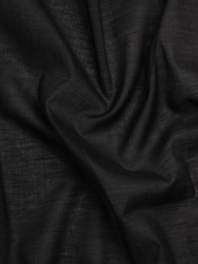 Famous Australian Designer Black Cotton Voile Famous Australian Designer Black Cotton Voile