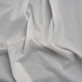 Famous Australian Designer Egret Crisp Cotton Voile Famous Australian Designer Egret Crisp Cotton Voile
