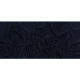 Famous Australian Designer Navy Silk Crepe de Chine Famous Australian Designer Navy Silk Crepe de Chine
