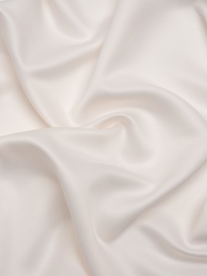 Famous Australian Designer Off White Polyester Satin Famous Australian Designer Off White Polyester Satin