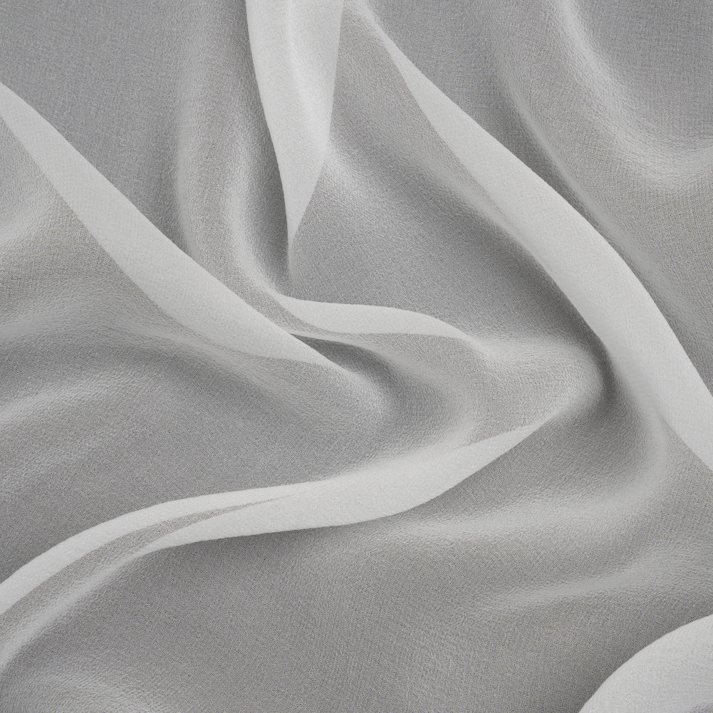 Famous Australian Designer White Silk Georgette Famous Australian Designer White Silk Georgette