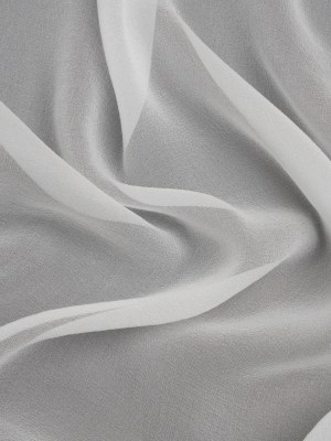 Famous Australian Designer White Silk Georgette Famous Australian Designer White Silk Georgette