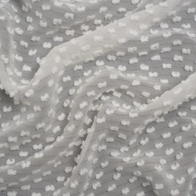 Famous Australian Designer Off White Silk Swiss Dot Famous Australian Designer Off White Silk Swiss Dot