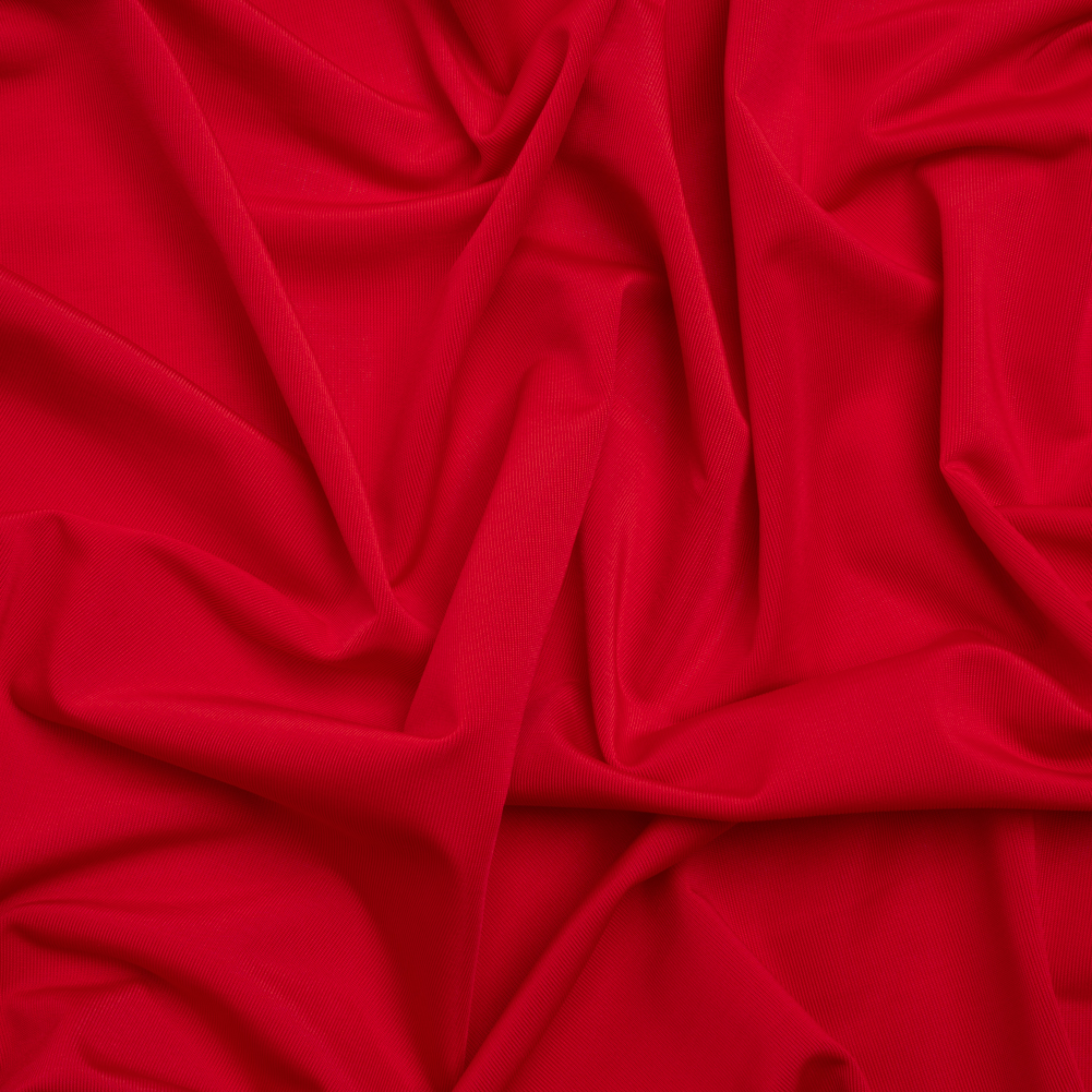 Famous Australian Designer Crimson Stretch Polyester Jersey Famous Australian Designer Crimson Stretch Polyester Jersey