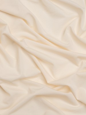 Famous Australian Designer Cream Stretch Polyester Jersey Famous Australian Designer Cream Stretch Polyester Jersey