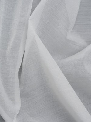 Famous Australian Designer White Shimmering Crisp Polyester Woven Famous Australian Designer White Shimmering Crisp Polyester Woven