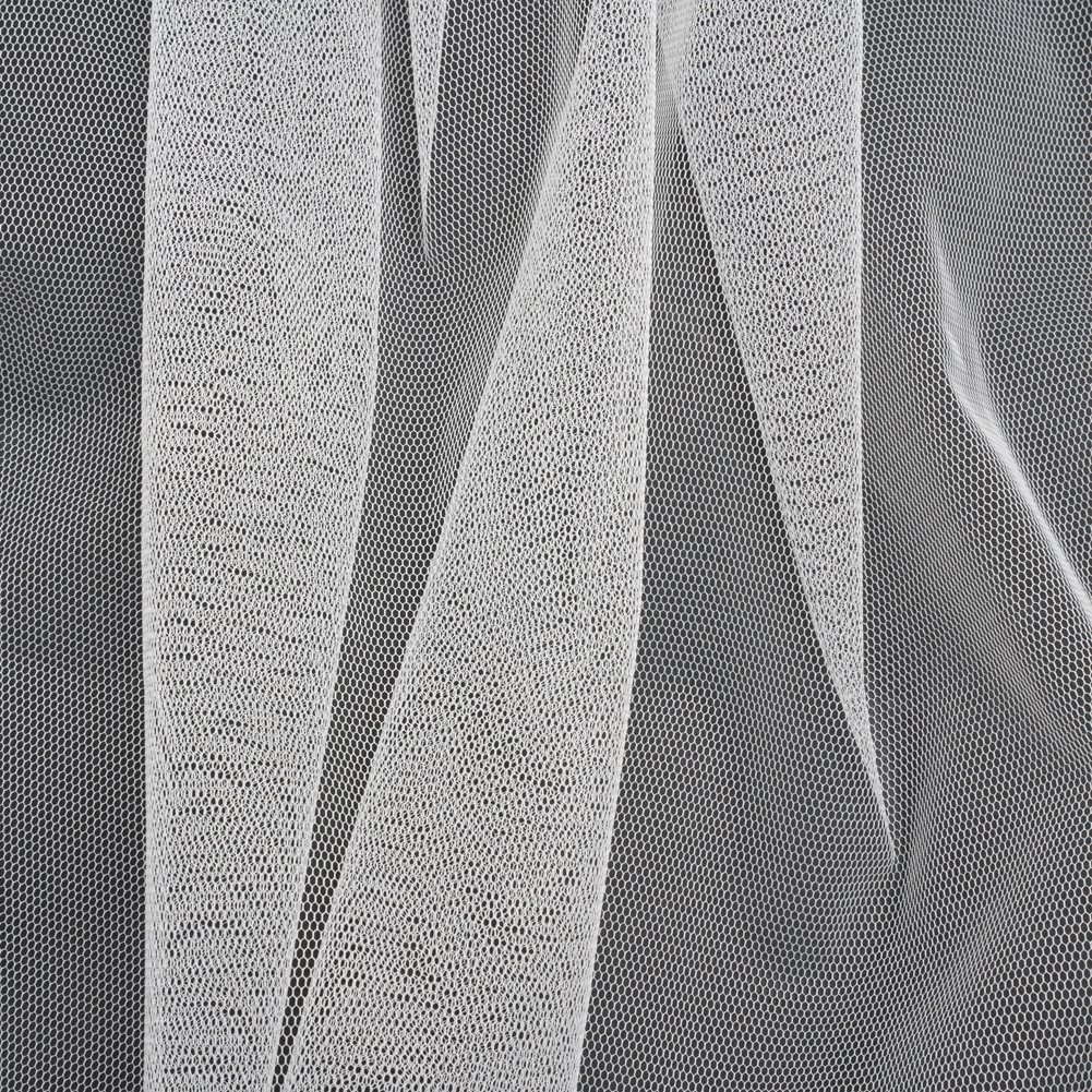 Famous Australian Designer White Polyester Tulle Famous Australian Designer White Polyester Tulle
