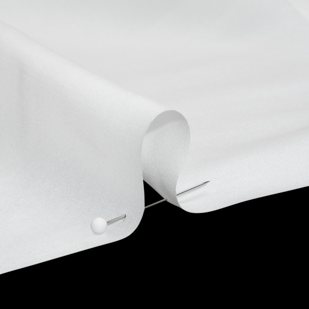 Famous Australian Designer White Viscose Crepe de Chine