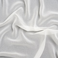 Famous Australian Designer Egret Polyester Georgette Famous Australian Designer Egret Polyester Georgette