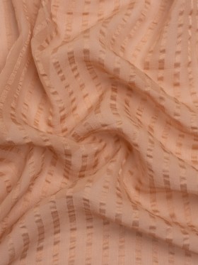 Famous Australian Designer Clay Silk Chiffon with Satin Faced Stripes Famous Australian Designer Clay Silk Chiffon with Satin Faced Stripes