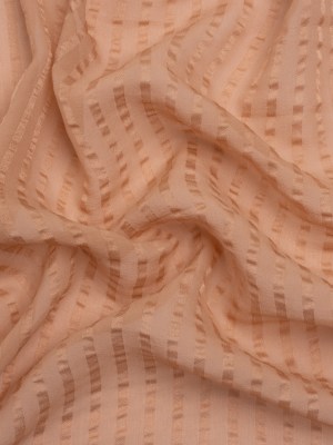 Famous Australian Designer Clay Silk Chiffon with Satin Faced Stripes Famous Australian Designer Clay Silk Chiffon with Satin Faced Stripes