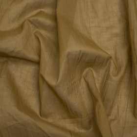 Famous Australian Designer Bronze Crinkled Cotton Voile Famous Australian Designer Bronze Crinkled Cotton Voile