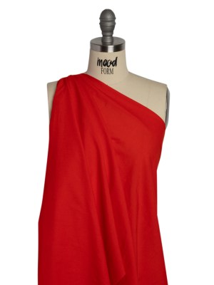 Famous Australian Designer Scarlet Cotton Voile Famous Australian Designer Scarlet Cotton Voile