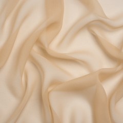 Famous Australian Designer Buff Silk Georgette Famous Australian Designer Buff Silk Georgette