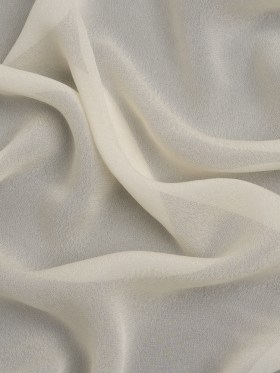 Famous Australian Designer Cream Viscose Georgette Famous Australian Designer Cream Viscose Georgette