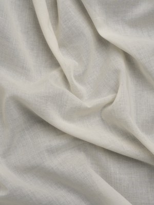 Famous Australian Designer Off White Cotton Voile Famous Australian Designer Off White Cotton Voile