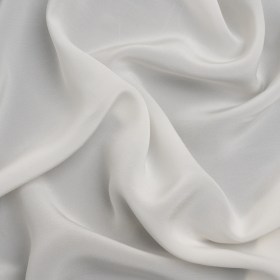 Famous Australian Designer Antique White Viscose Crepe de Chine Famous Australian Designer Antique White Viscose Crepe de Chine