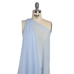 Famous Australian Designer Pale Blue Viscose Georgette Famous Australian Designer Pale Blue Viscose Georgette