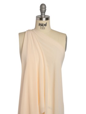 Famous Australian Designer Nude Viscose Crepe de Chine Famous Australian Designer Nude Viscose Crepe de Chine