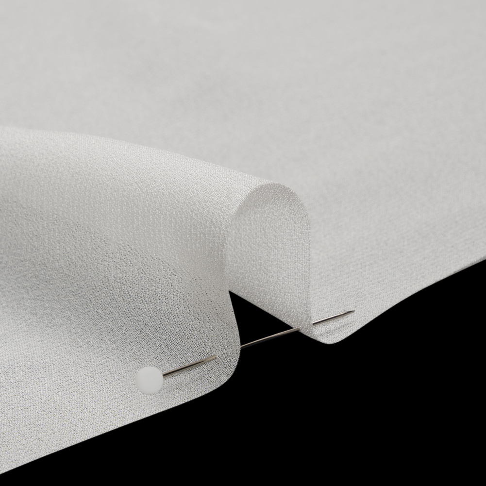 Famous Australian Designer White Viscose Georgette Famous Australian Designer White Viscose Georgette