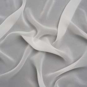 Famous Australian Designer White Viscose Georgette Famous Australian Designer White Viscose Georgette